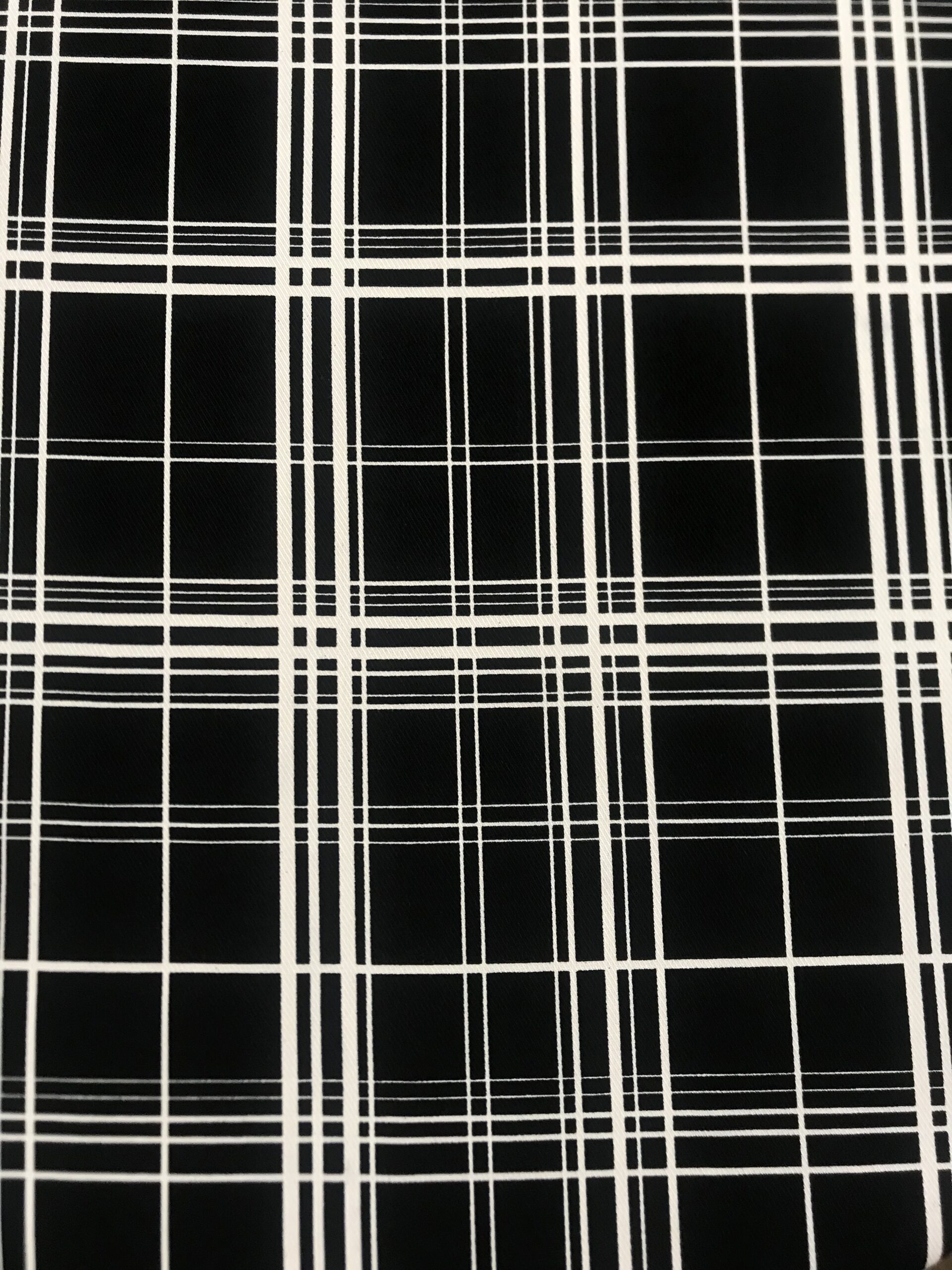 viscosa cuadros líneas blancas f.negro