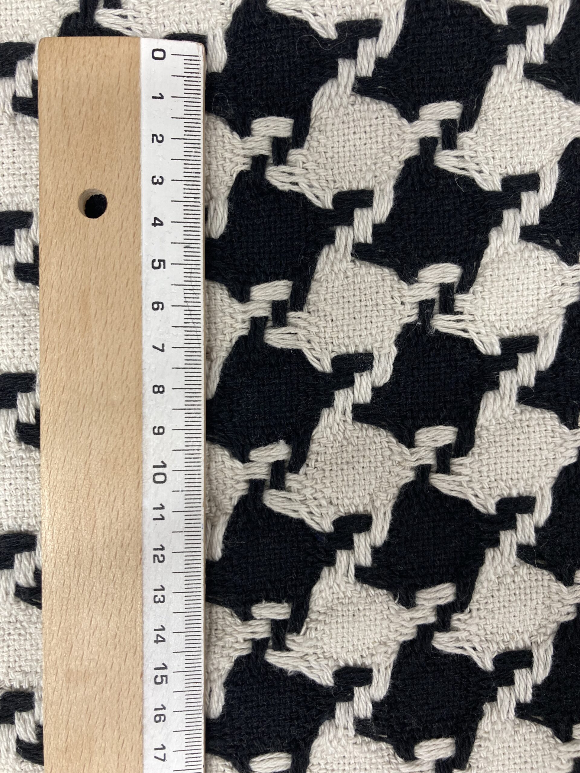 Chanel tweed pata de gallo blanco/negro