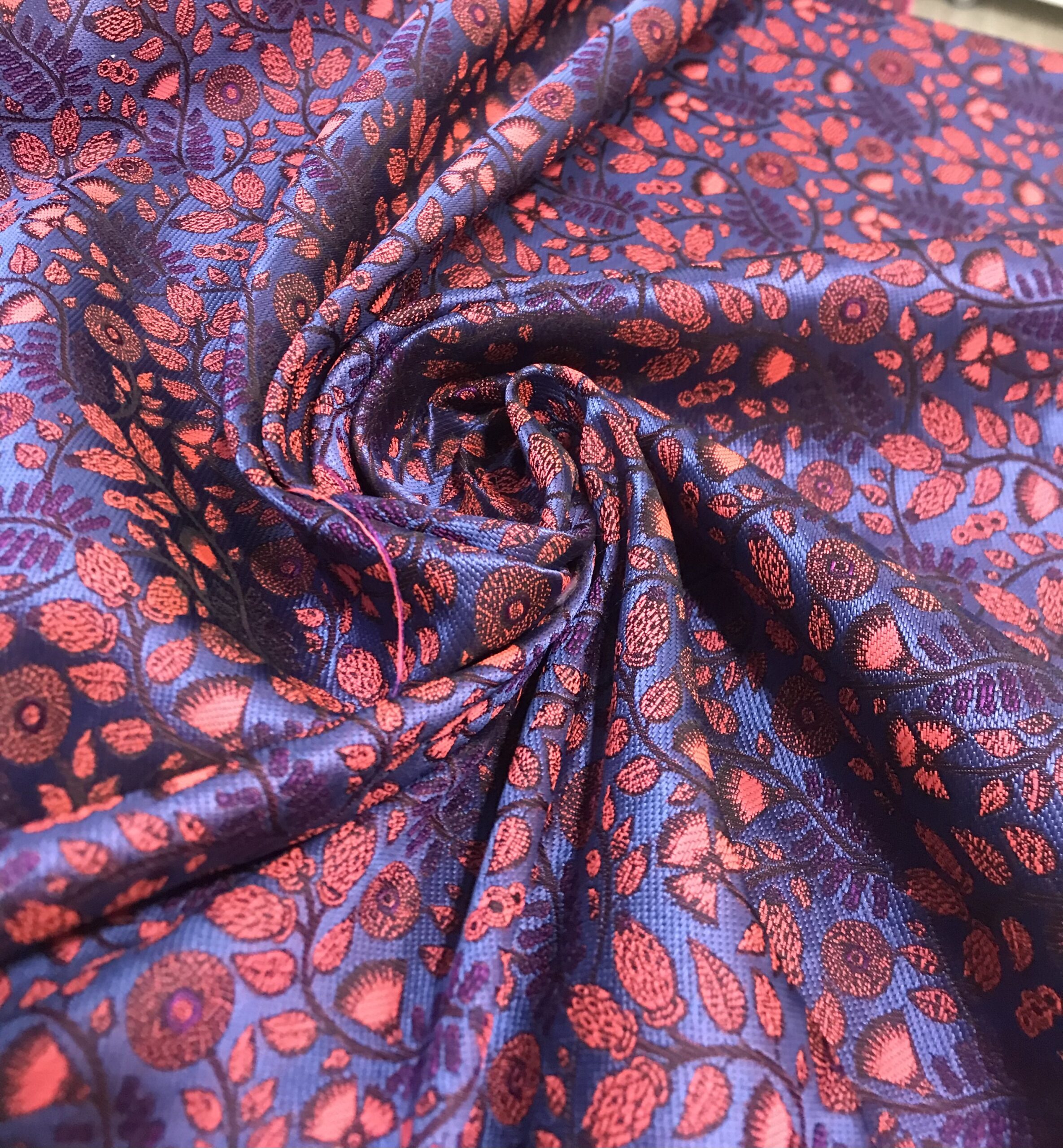 Jacquard Maren azul**