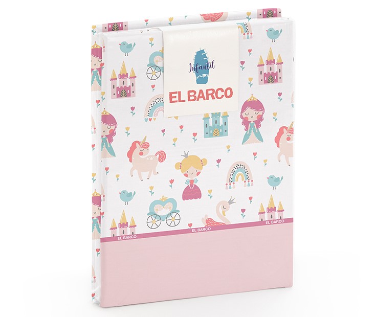 Juego Sábana Reinas rosa EL BARCO