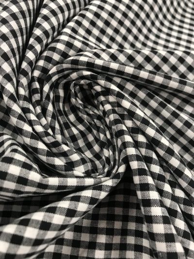 Vichy algodón 5mm negro