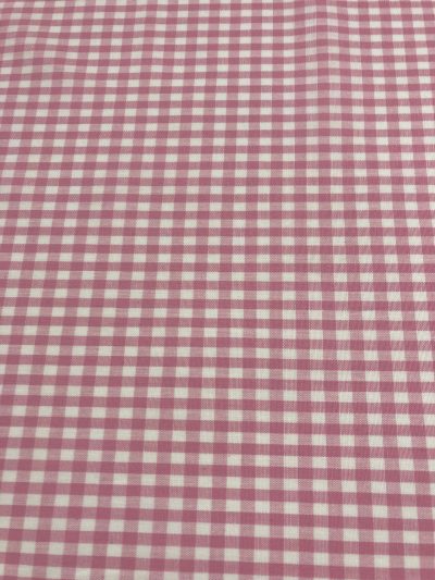 Vichy algodón 5mm rosa