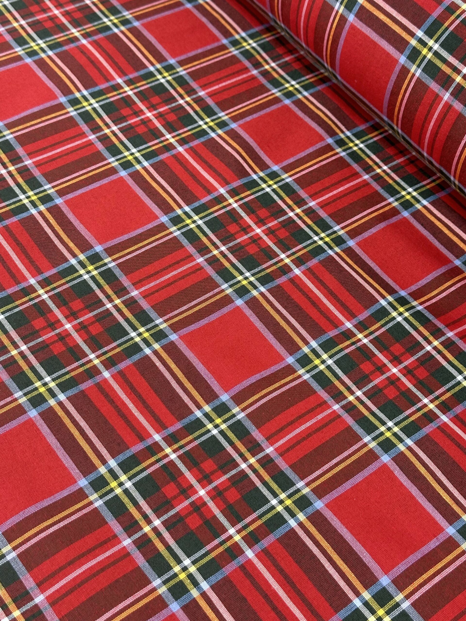 Loneta tejida escocés rojo 3.20**