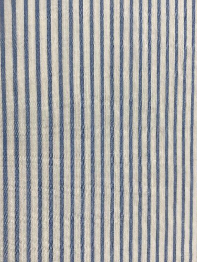Algodón rayas azul Nilo