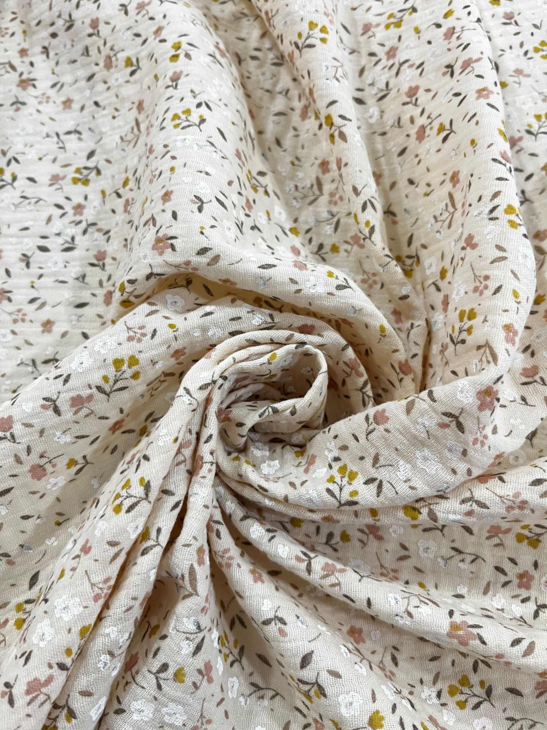 Doble Gasa f.beig florecillas