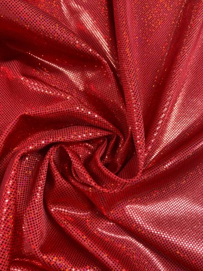 Lycra multipuntos hologramas roja
