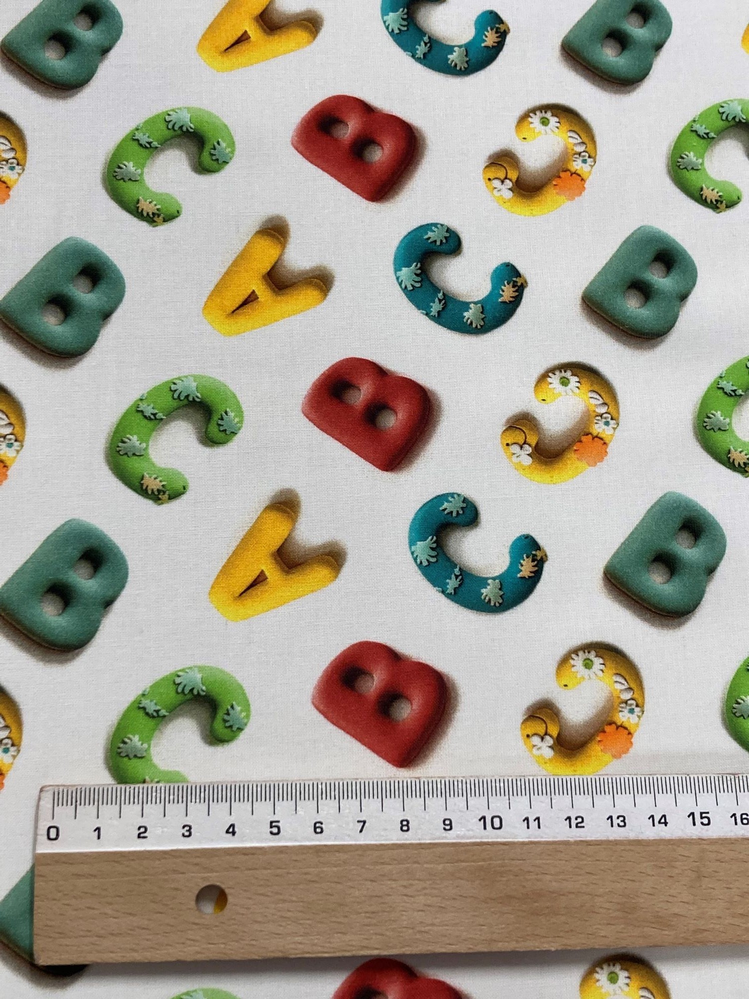 Algodón 3D abecedario