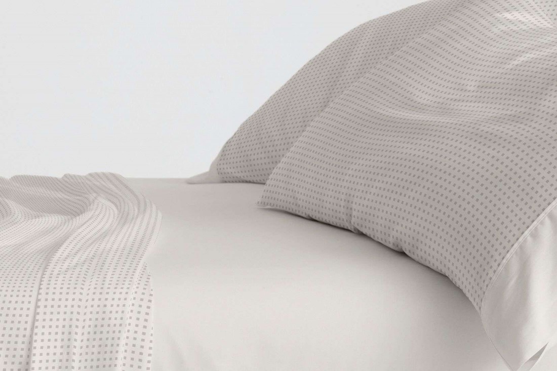 Juego sabanas Algodón BURRITO BLANCO