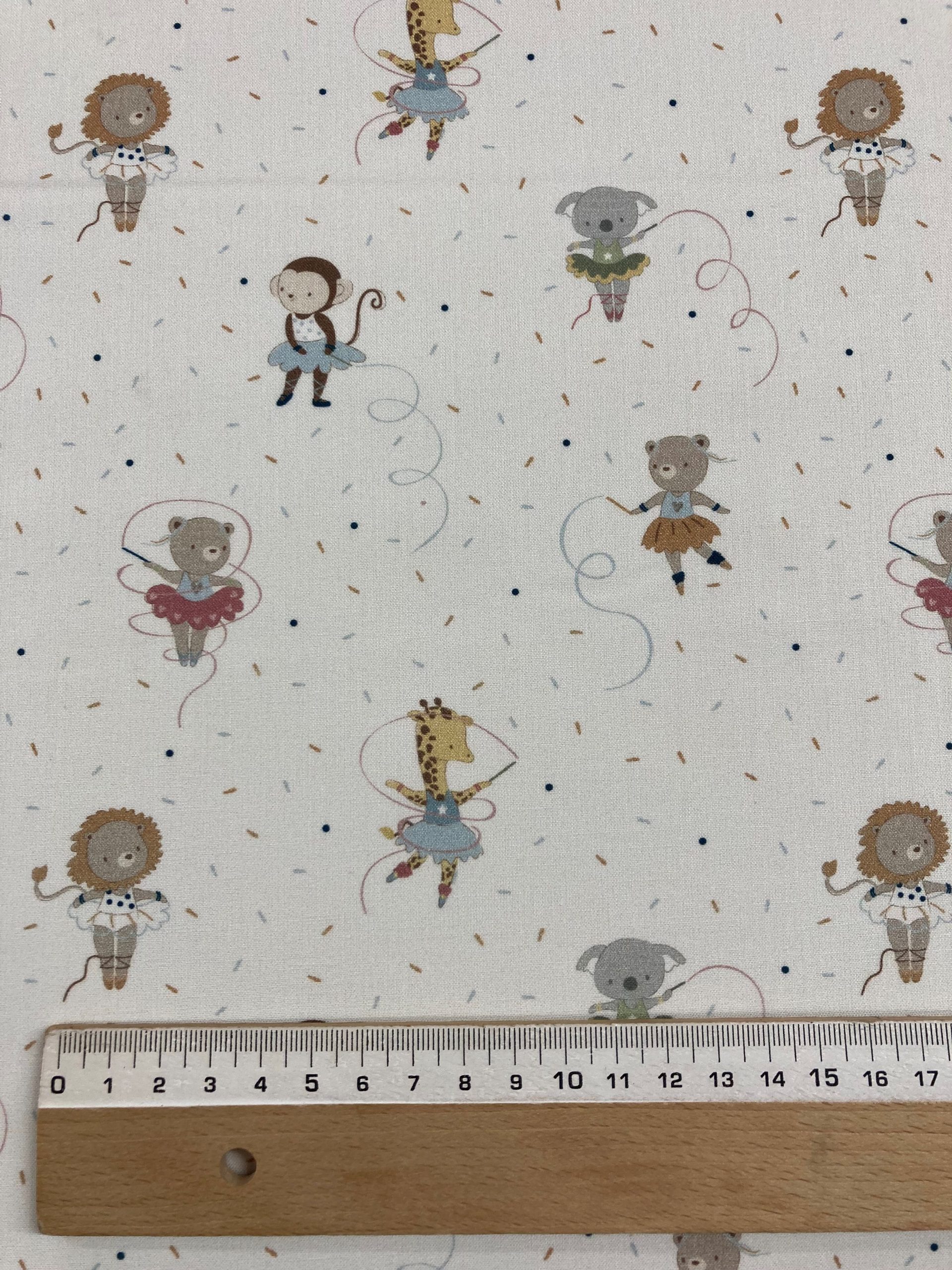 Algodón Play bailarinas zoo - Imagen 2