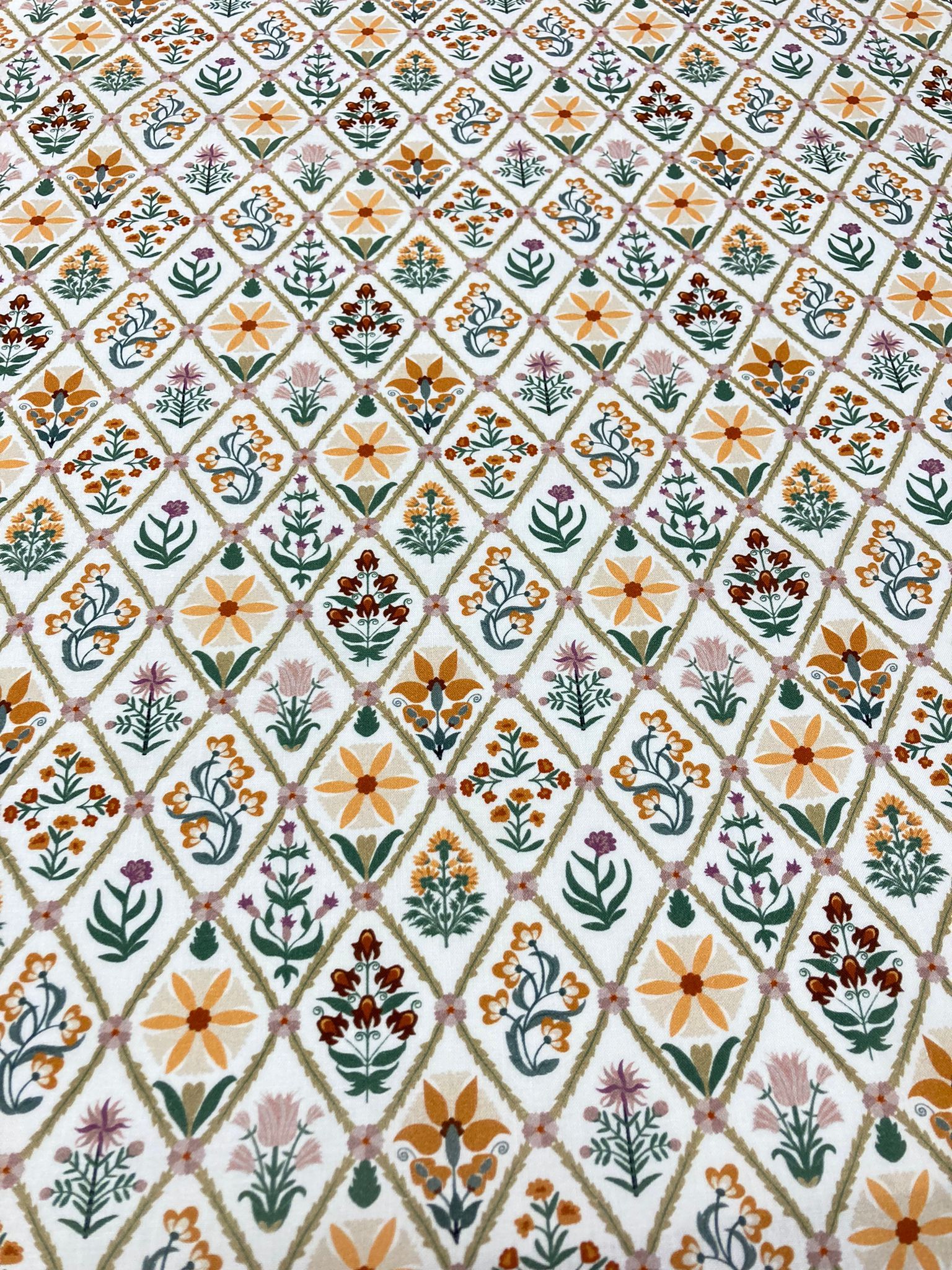 Algodón Monet rombos