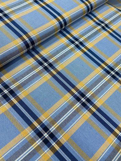 Cuadros escocés Scott celeste