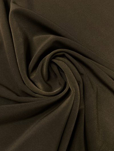 Crepé elástico verde caqui