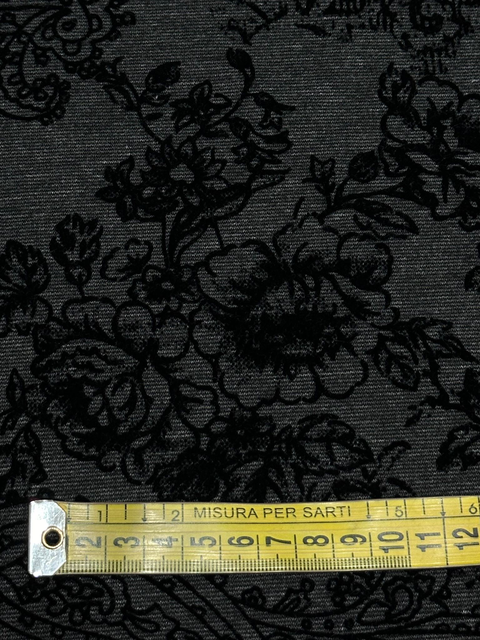 Punto roma flocado floral - Imagen 2