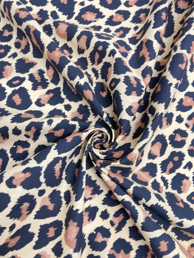 Algodón leopardo grande f.beig