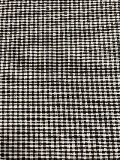 Vichy algodón 3mm negro