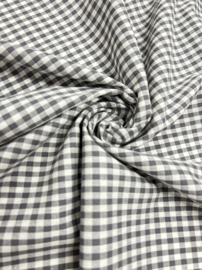 Vichy algodón 5mm gris