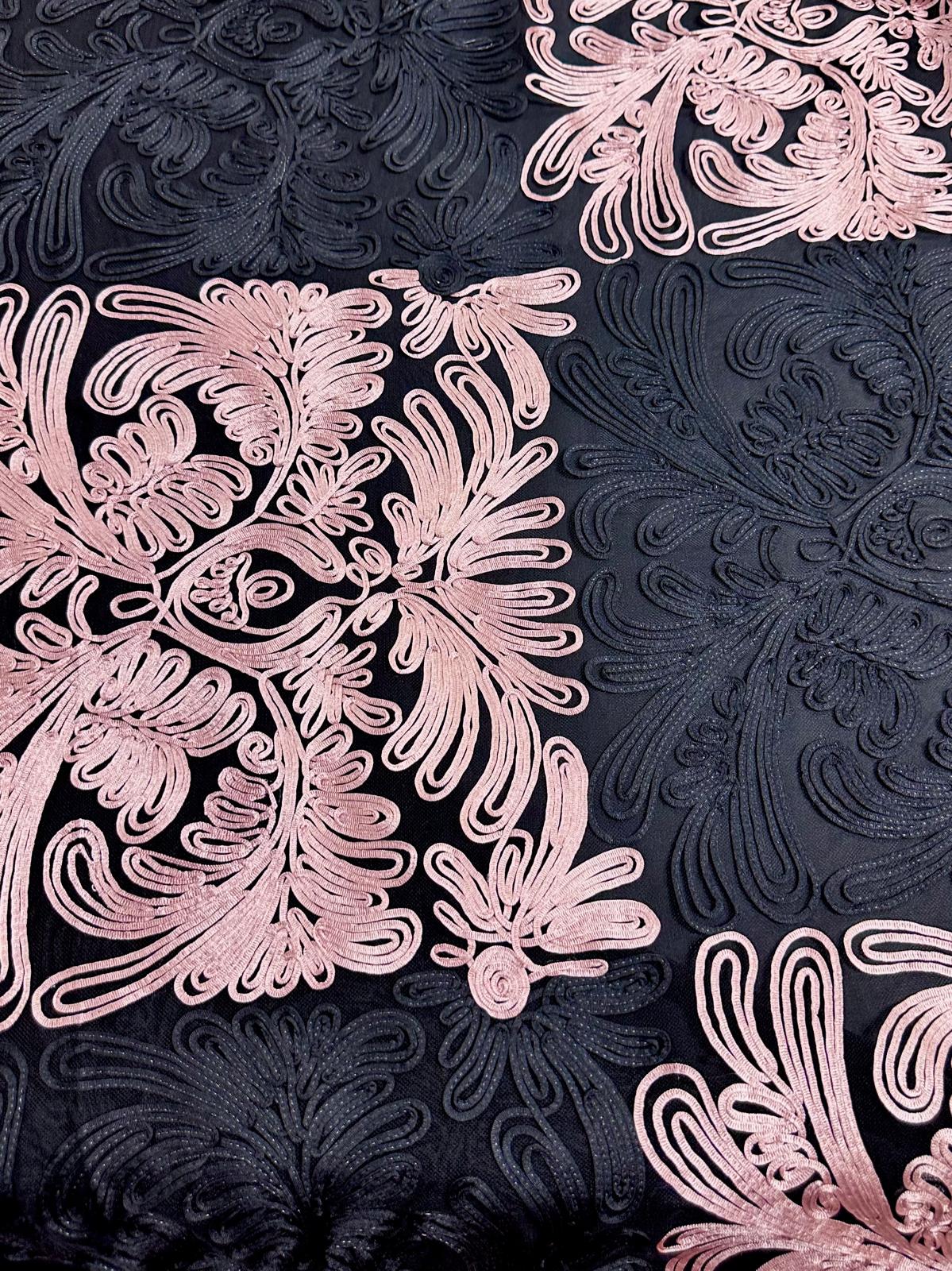 Tul cintas Anais maquillaje/negro