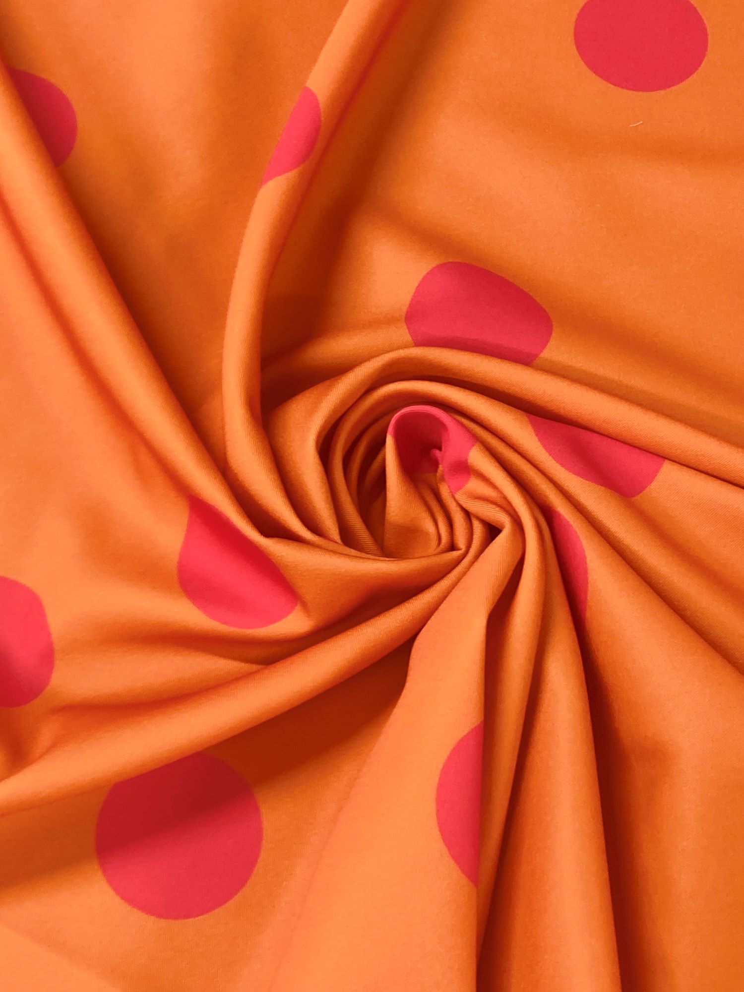 Bielástico gabardina naranja l.fuxia - Imagen 3