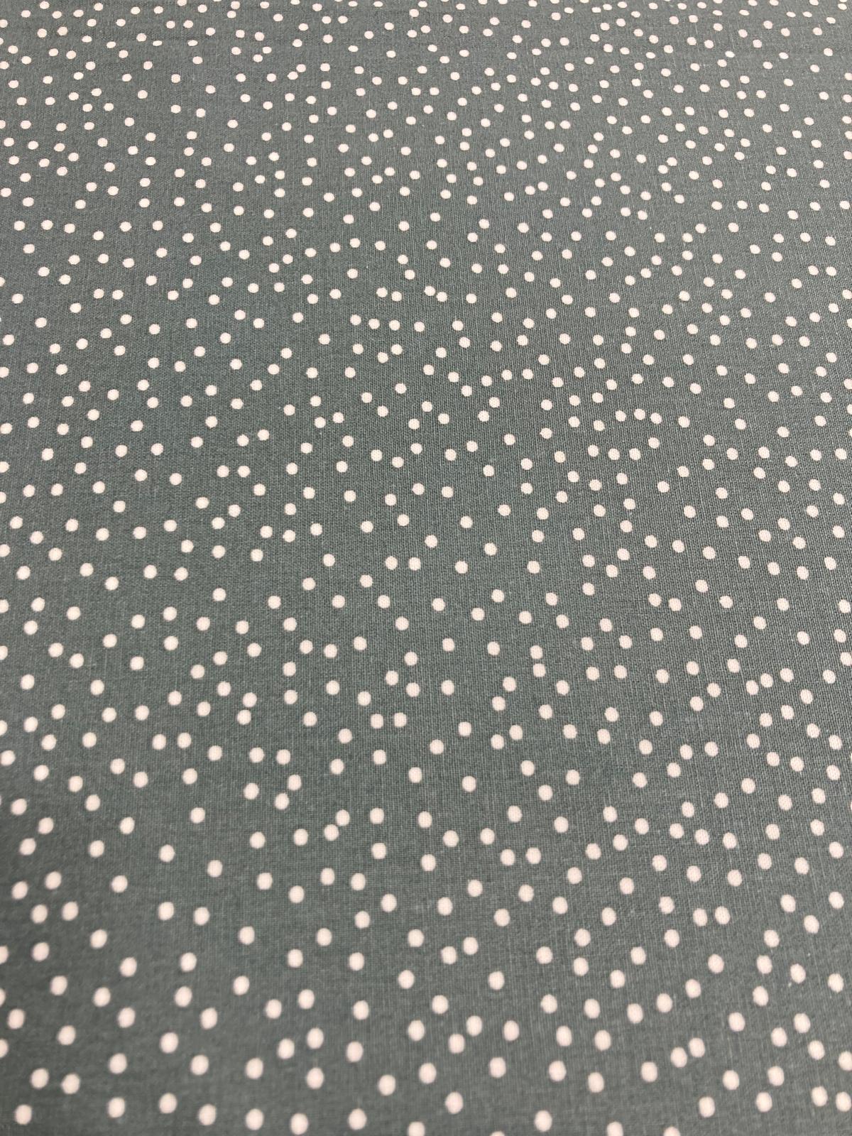 Algodón Misao topitos azul...