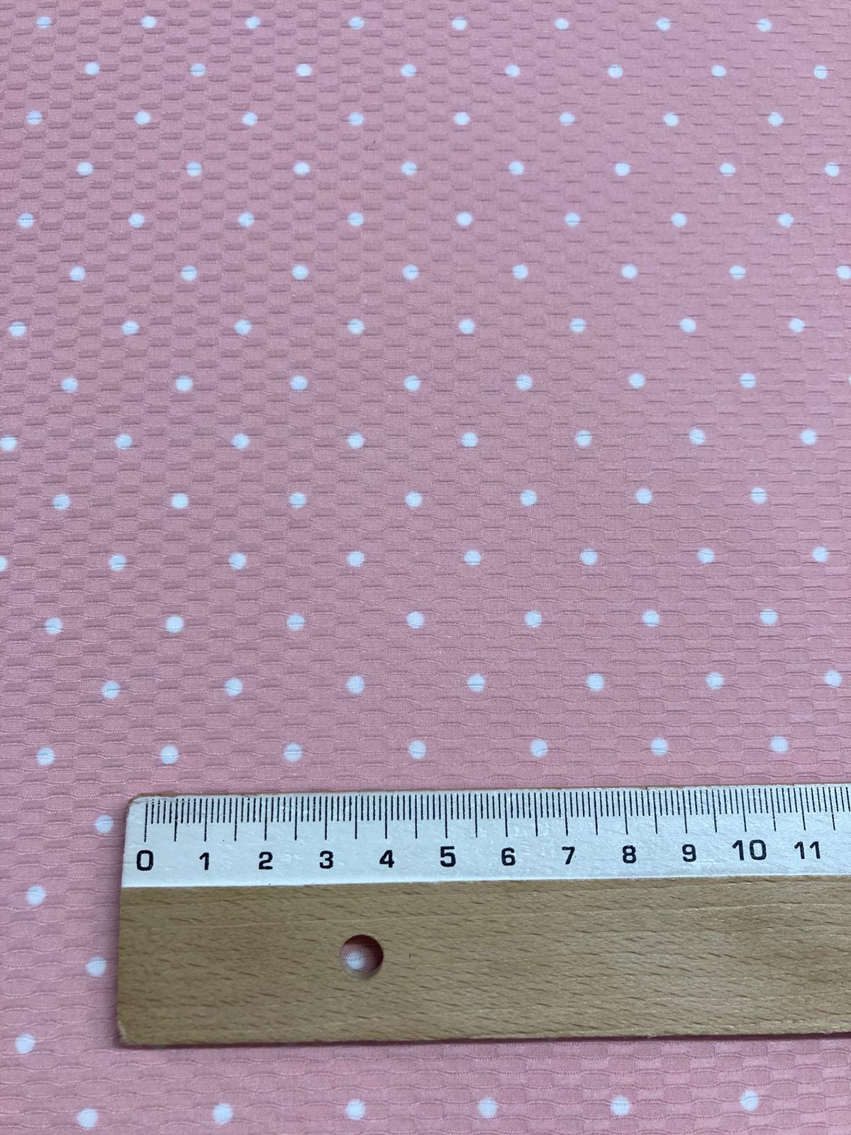 Piqué nido rosa l.blanco.