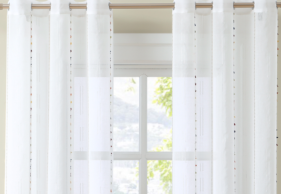 Cortina Confeccionada Visillo de Cocina IMPRONTA - Imagen 2