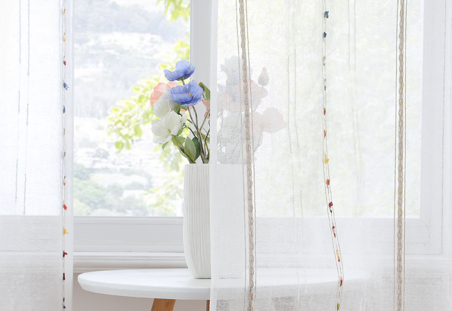 Cortina Confeccionada Visillo de Cocina IMPRONTA