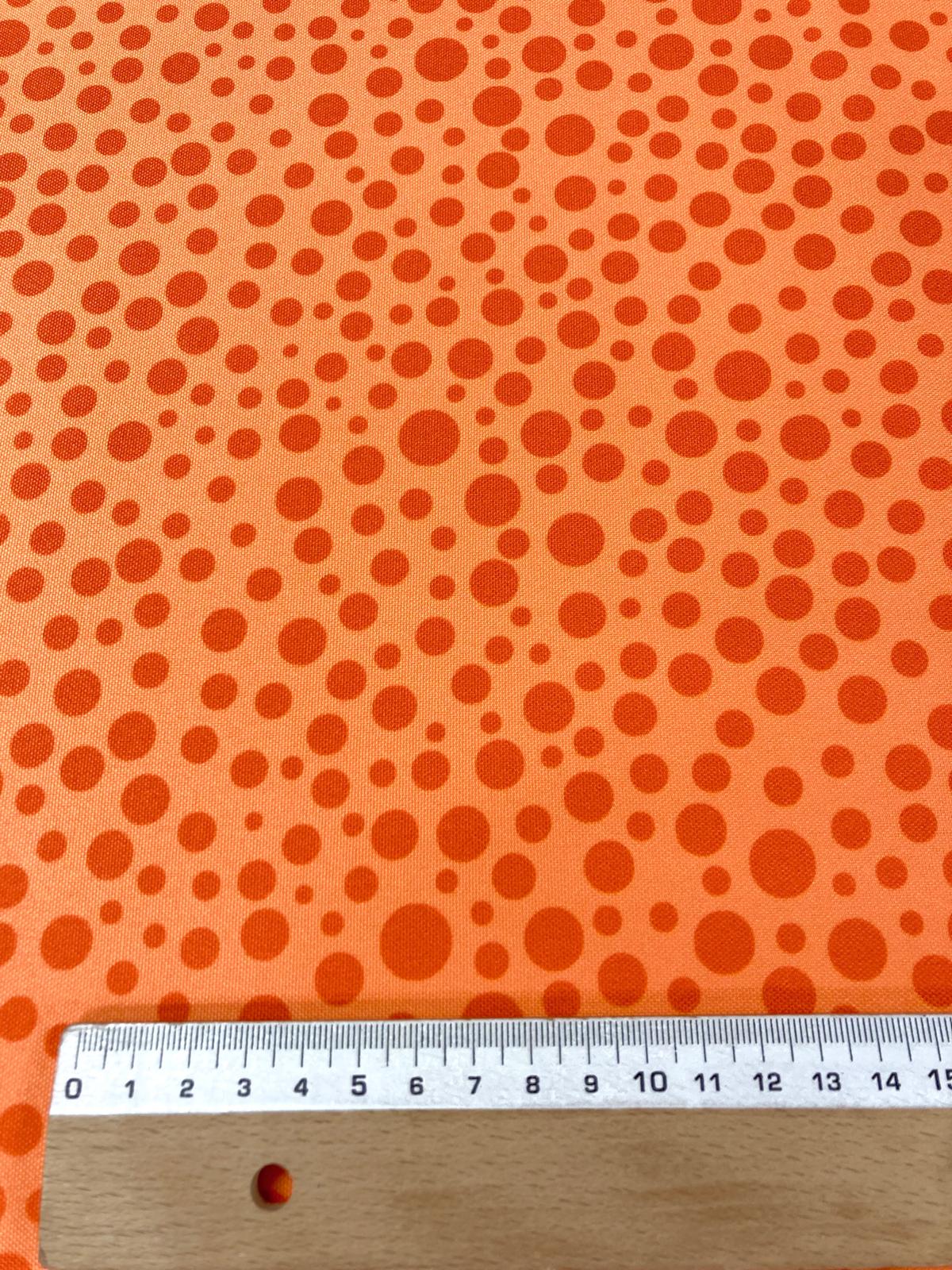 Strech Andalucía lunares naranja - Imagen 2