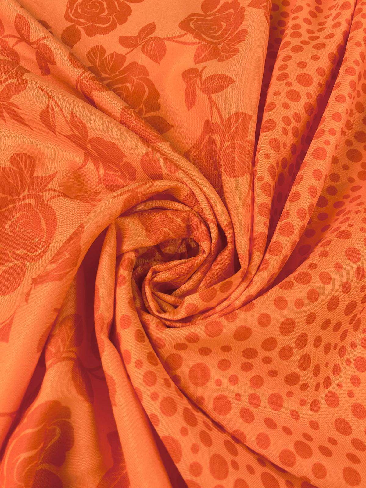 Strech Andalucía flor naranja - Imagen 4