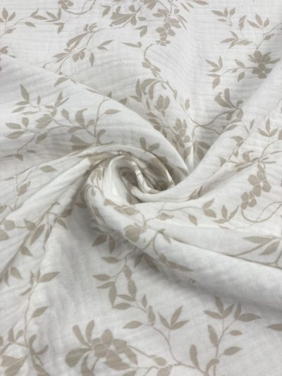 Doble gasa Brio florecillas