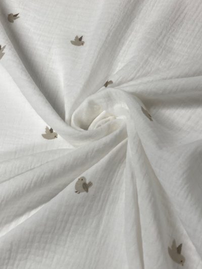 Doble gasa Brio pajaritos