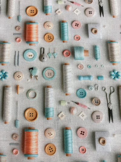 Algodón 3D Costura botones