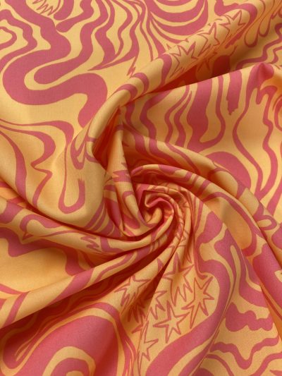 Algodón Psico naranja/coral