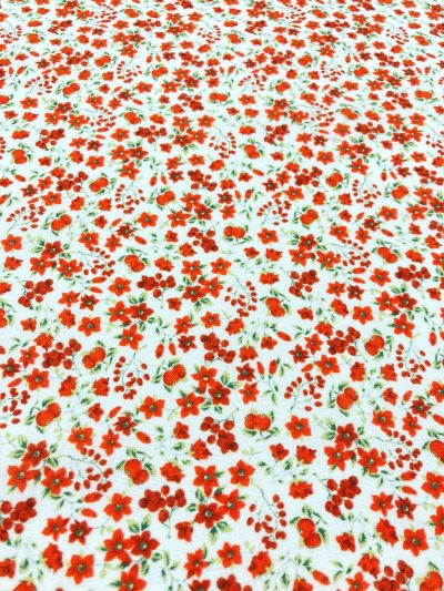 Algodón flor Auri naranja