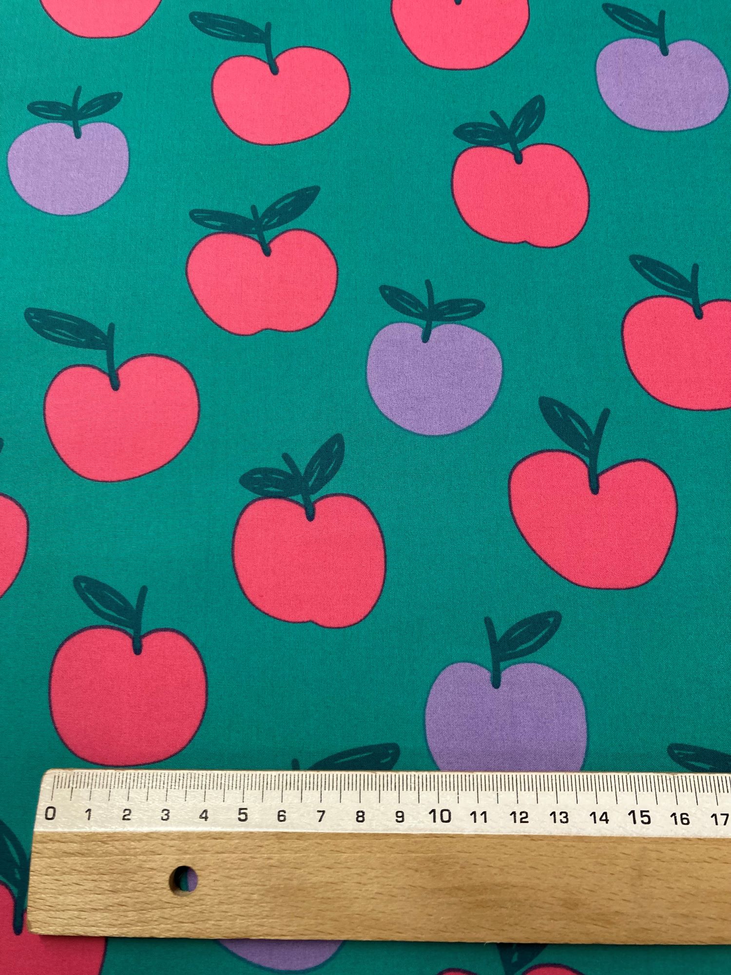 Algodón manzanas verde