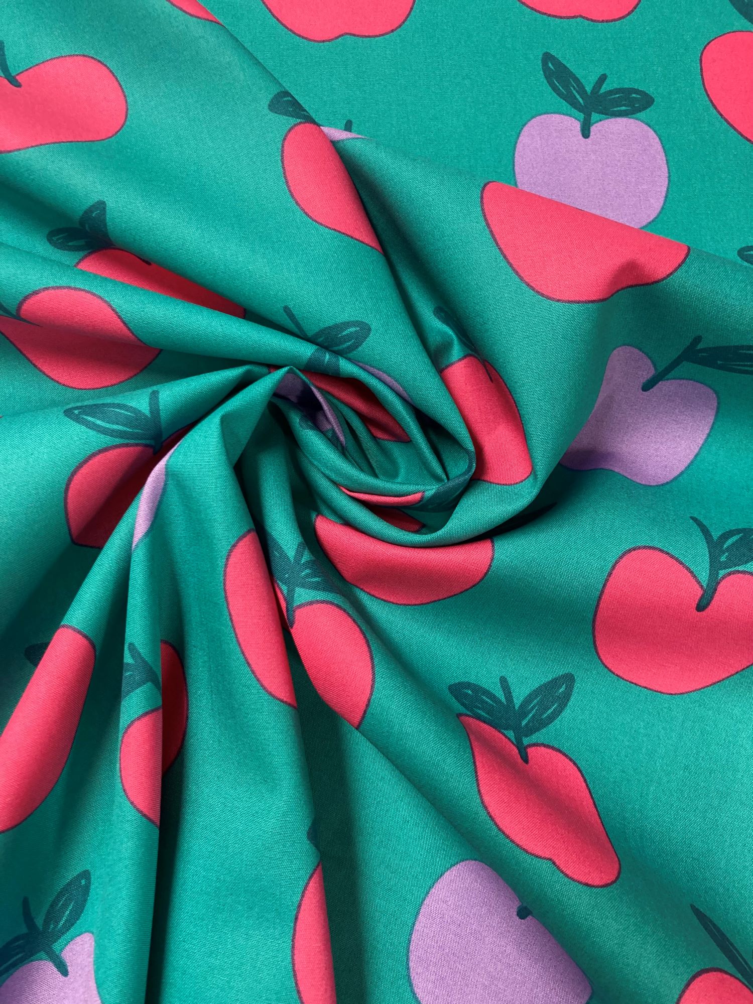 Algodón manzanas verde