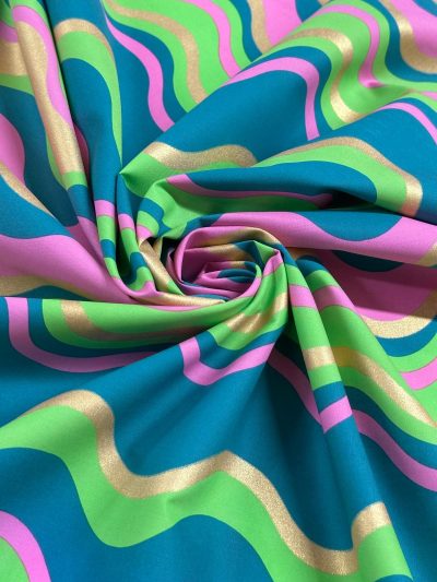 Algodón ondas oro petróleo