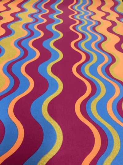 Algodón ondas oro buganvilla