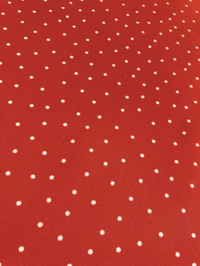 Algodón lunar Argani rojo