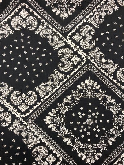 Algodón pañuelo negro