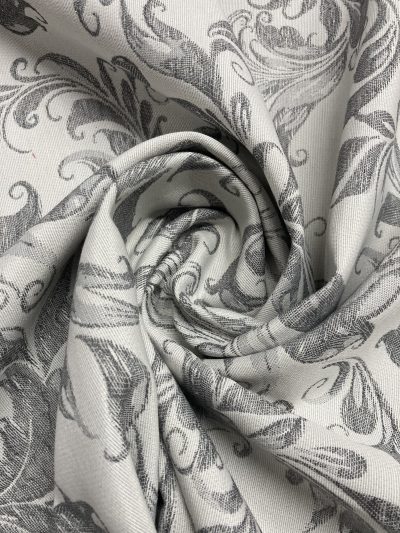jacquard flor gris