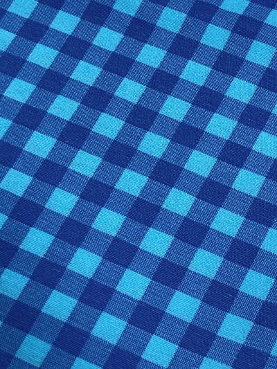 Loneta Vichy Bicolor azulón