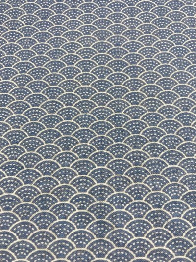 Algodón Mireia N.6 azul. -