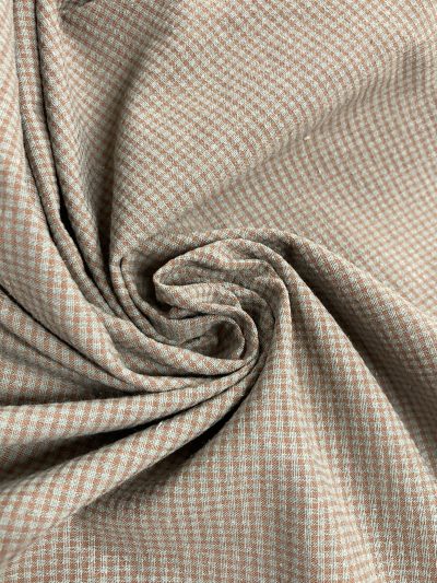 Vichy seersucher Moka mint mini