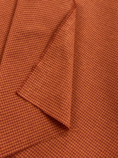 Vichy seersucker burdeos teja