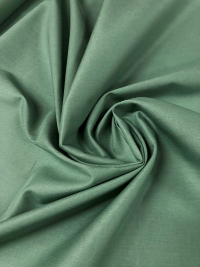 Algodón liso verde antiguo