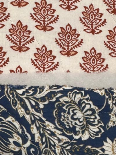 Doble gasa acolchada reversible Carlota