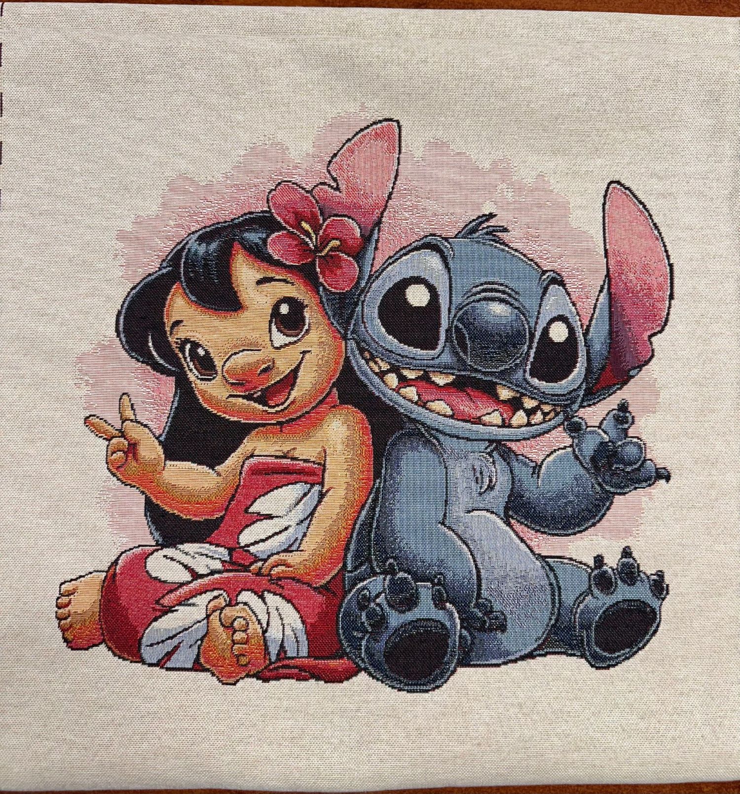 Panel gobelino Stitch