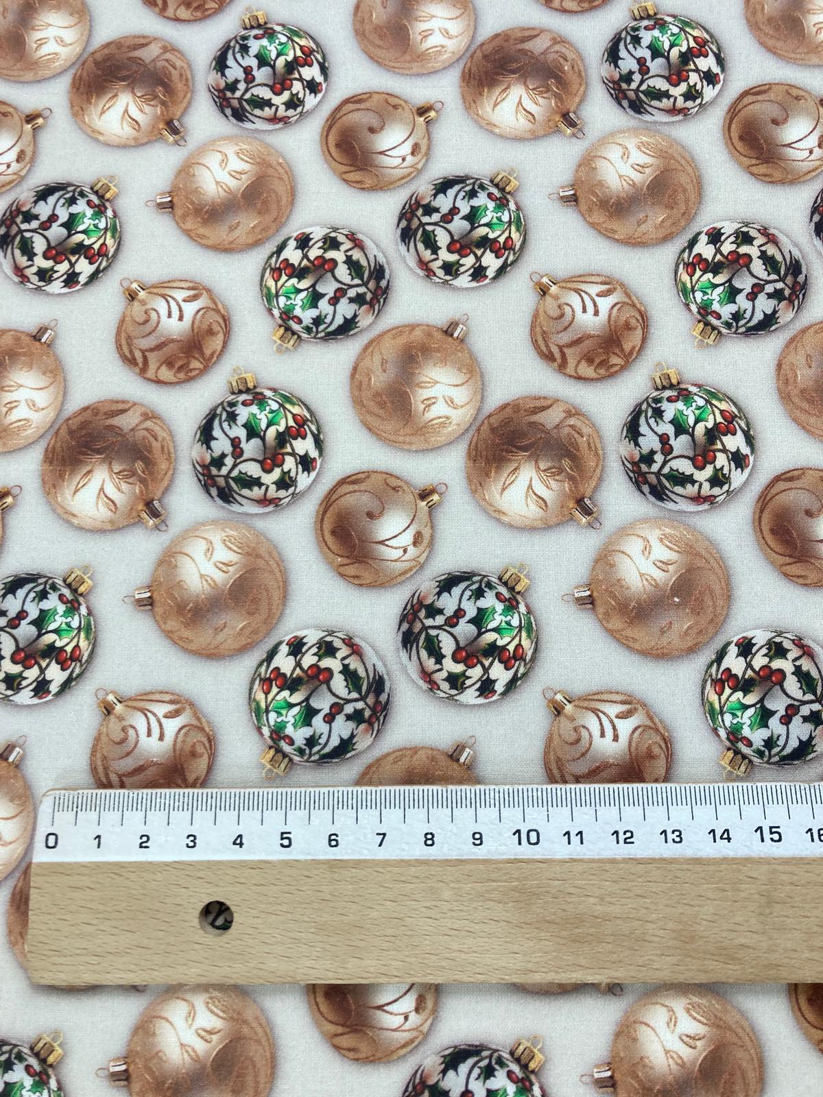 Algodón Navidad 3D bolas