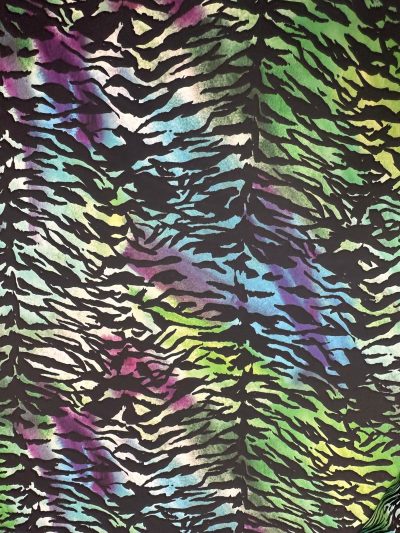 Crepe Satén Cebra Multi