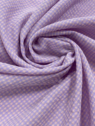 vichy seersucker ligero malva salmon mini